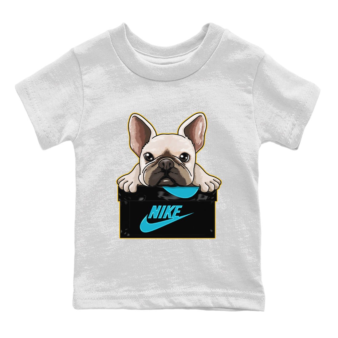 Jordan 5 Aqua Sneaker Match Tees French Bulldog Sneaker Tees Jordan 5 Aqua Sneaker Release Tees Kids Shirts