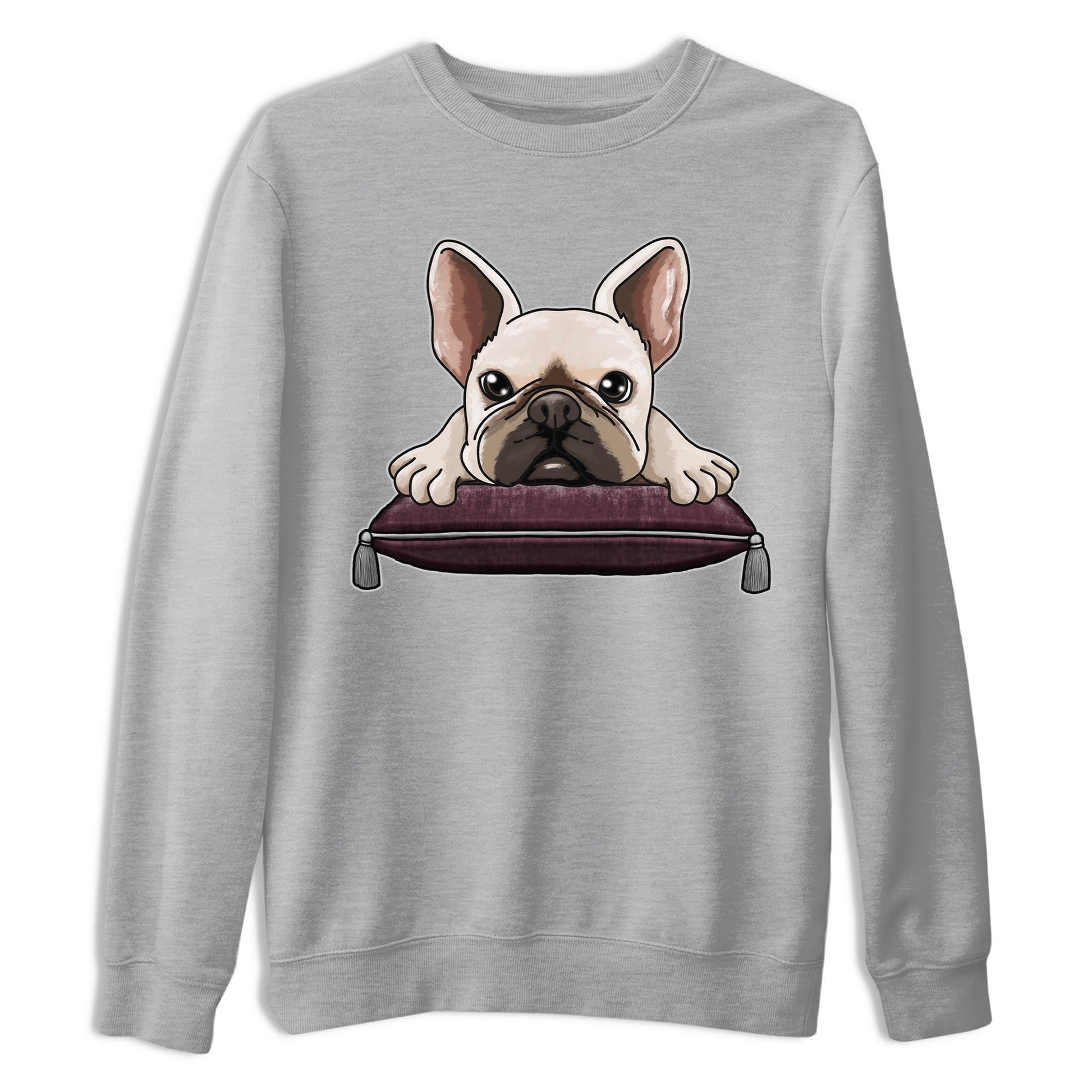 Jordan 5 Burgundy shirt to match jordans French Bulldog sneaker tees Crew Neck AJ5 Burgundy SNRT Sneaker Release Tees Unisex Casual Shirts Heather Grey 2 T-Shirt