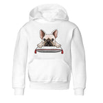 Air Jordan 7 White Infrared shirt to match jordans French Bulldog sneaker tees White Infrared 7s SNRT Sneaker Release Tees Baby Toddler White 2 T-Shirt