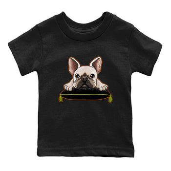 Dunk Mid Premium shirt to match jordans French Bulldog sneaker tees Dunk Mid Halloween SNRT Sneaker Tees Sneaker Matching Clothing Brand Baby Toddler Black 2 T-Shirt