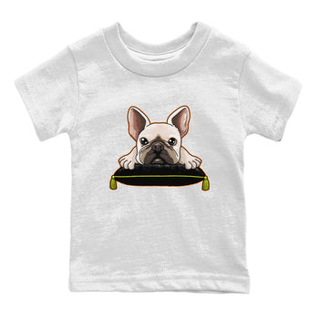 Dunk Mid Premium shirt to match jordans French Bulldog sneaker tees Dunk Mid Halloween SNRT Sneaker Tees Sneaker Matching Clothing Brand Baby Toddler White 2 T-Shirt