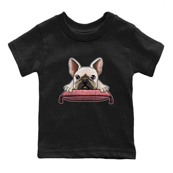 Dunk Valentine's Day shirt to match jordans French Bulldog sneaker tees Dunks Valentine's Day SNRT sneaker release tees baby toddler Black 2 cotton Shirt