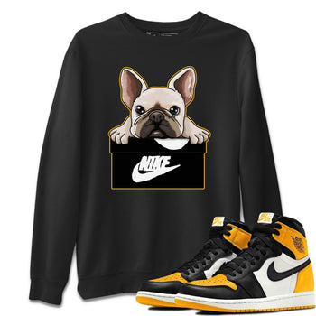 Jordan 1 Taxi Sneaker Match Tees French Bulldog Sneaker Tees Jordan 1 Taxi Sneaker Release Tees Unisex Shirts