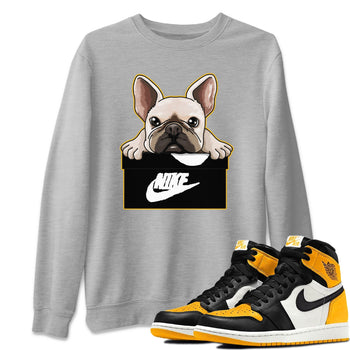 Jordan 1 Taxi Sneaker Match Tees French Bulldog Sneaker Tees Jordan 1 Taxi Sneaker Release Tees Unisex Shirts