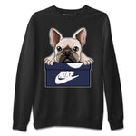 Jordan 11 Midnight Navy Sneaker Match Tees French Bulldog Sneaker Tees Jordan 11 Midnight Navy Sneaker Release Tees Unisex Shirts