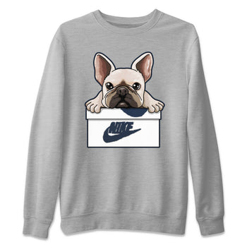 Jordan 4 Midnight Navy Sneaker Match Tees French Bulldog Sneaker Tees Jordan 4 Midnight Navy Sneaker Release Tees Unisex Shirts