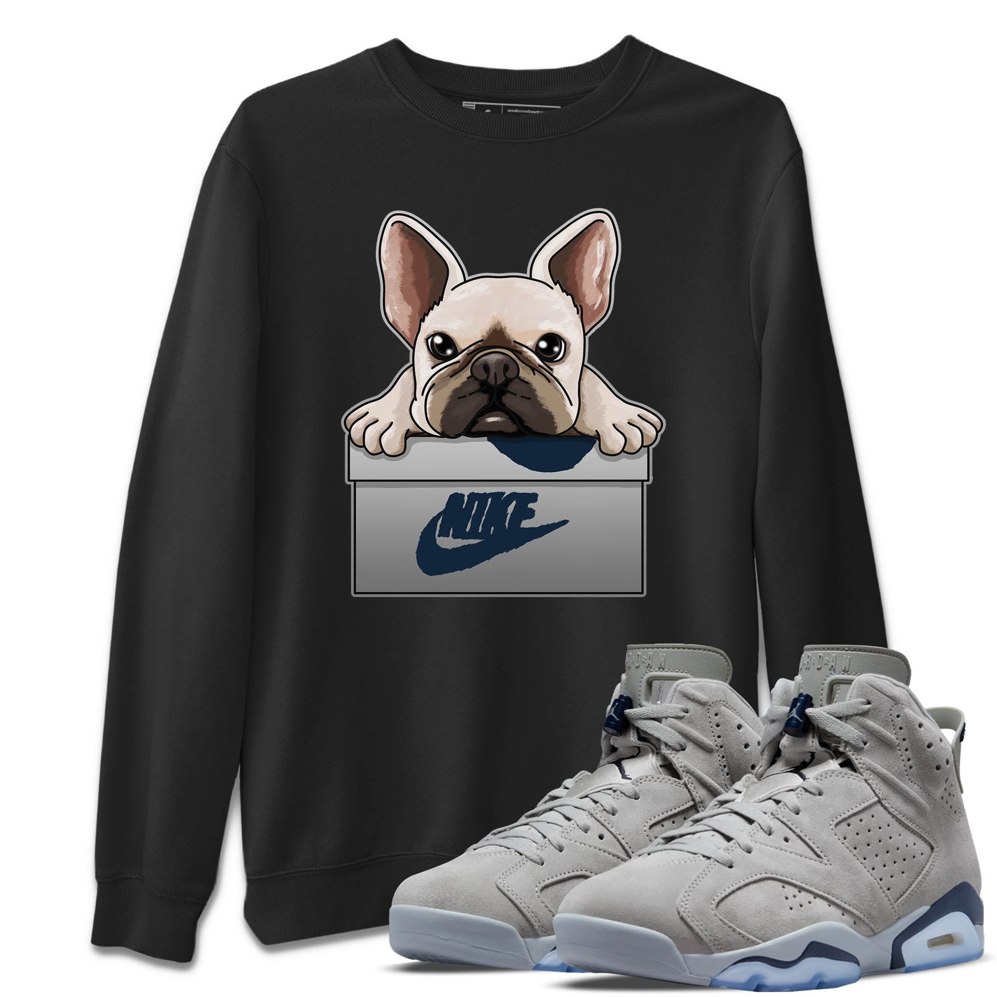 Jordan 6 Georgetown Sneaker Match Tees French Bulldog Sneaker Tees Jordan 6 Georgetown Sneaker Release Tees Unisex Shirts