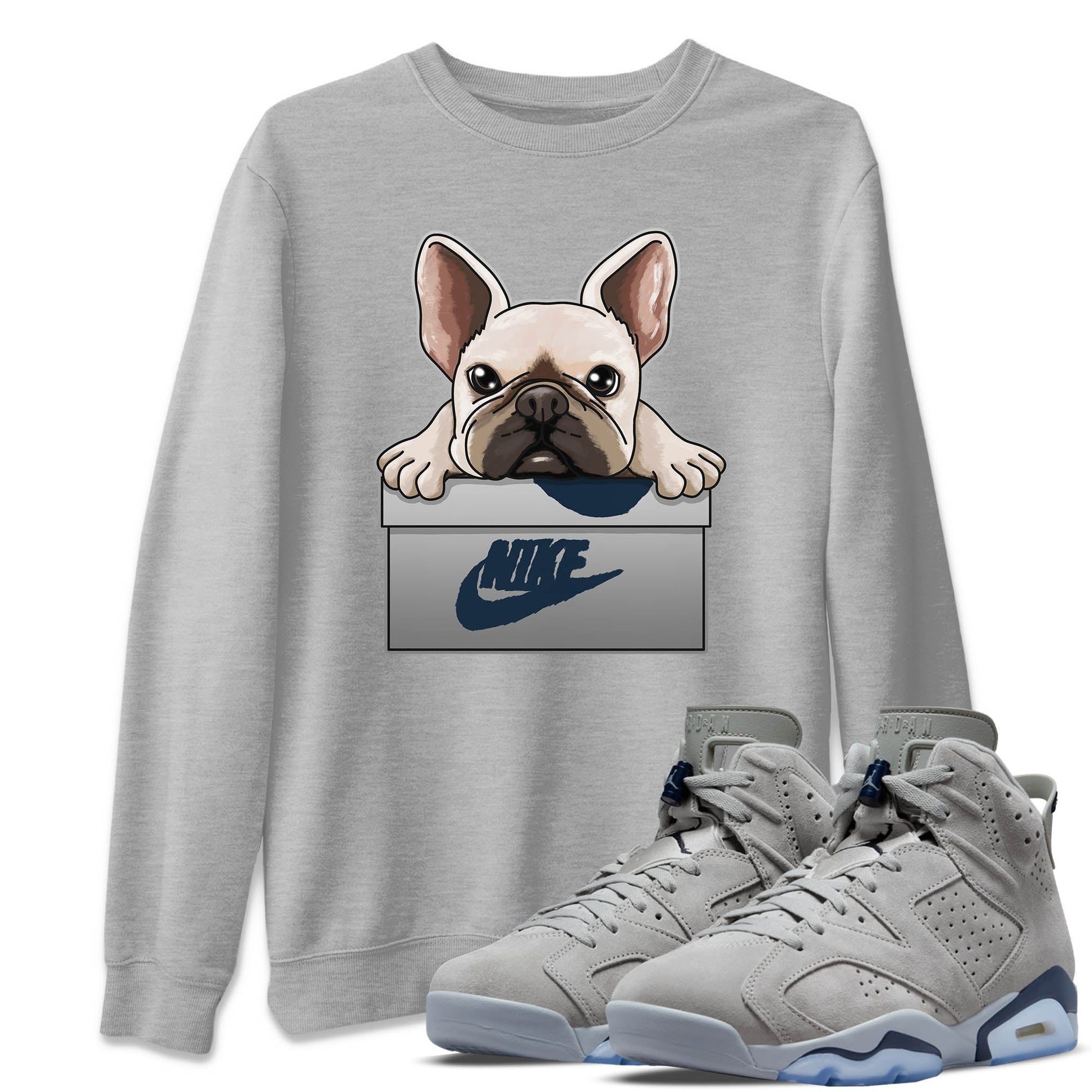 Jordan 6 Georgetown Sneaker Match Tees French Bulldog Sneaker Tees Jordan 6 Georgetown Sneaker Release Tees Unisex Shirts