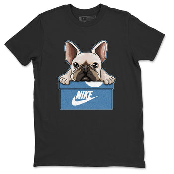 Jordan 1 Denim Sneaker Match Tees French Bulldog Sneaker Tees Jordan 1 Denim Sneaker Release Tees Unisex Shirts