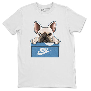 Jordan 1 Denim Sneaker Match Tees French Bulldog Sneaker Tees Jordan 1 Denim Sneaker Release Tees Unisex Shirts