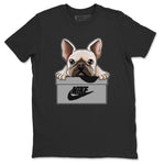 Jordan 1 Light Smoke Grey Sneaker Match Tees French Bulldog Sneaker Tees Jordan 1 Light Smoke Grey Sneaker Release Tees Unisex Shirts