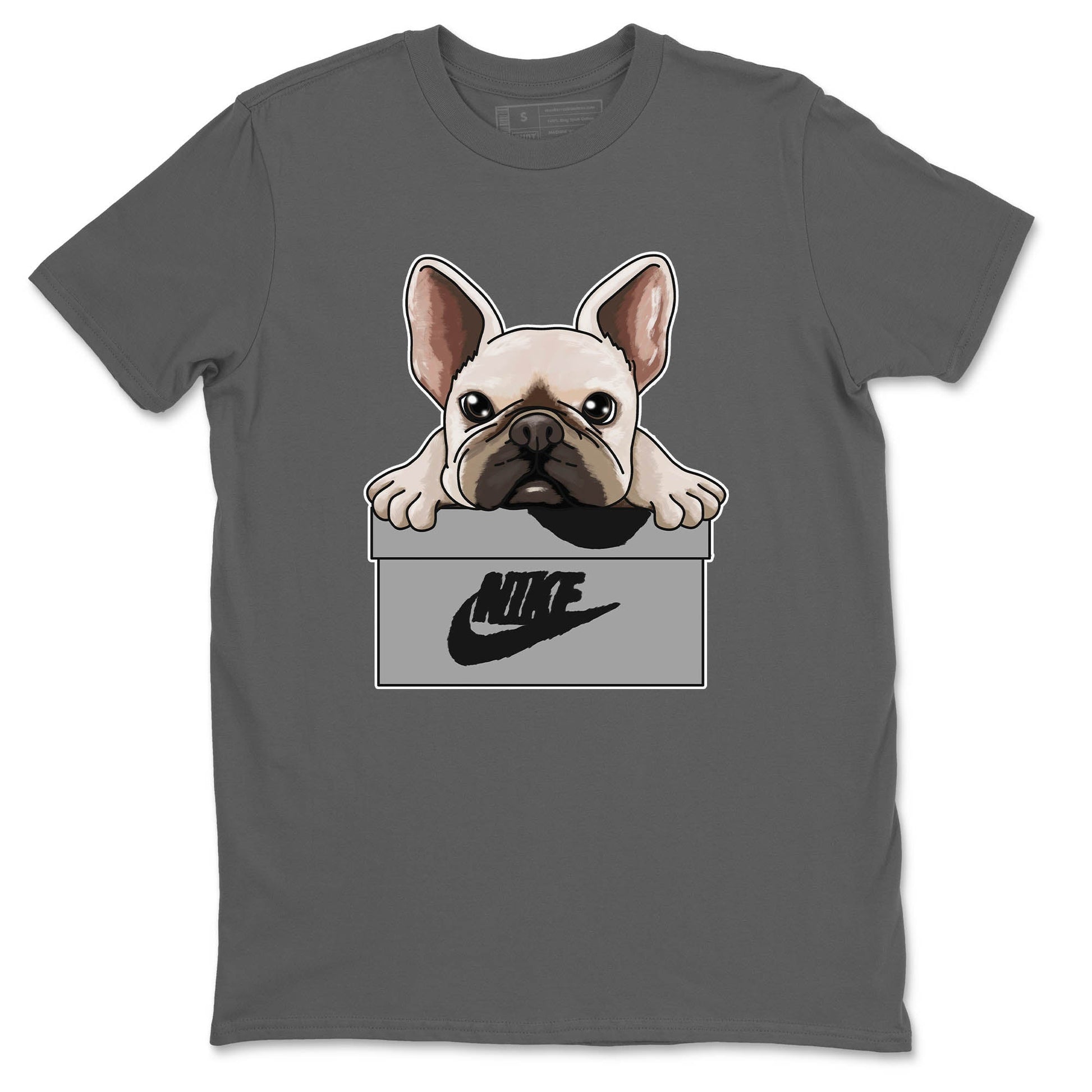 Jordan 1 Light Smoke Grey Sneaker Match Tees French Bulldog Sneaker Tees Jordan 1 Light Smoke Grey Sneaker Release Tees Unisex Shirts