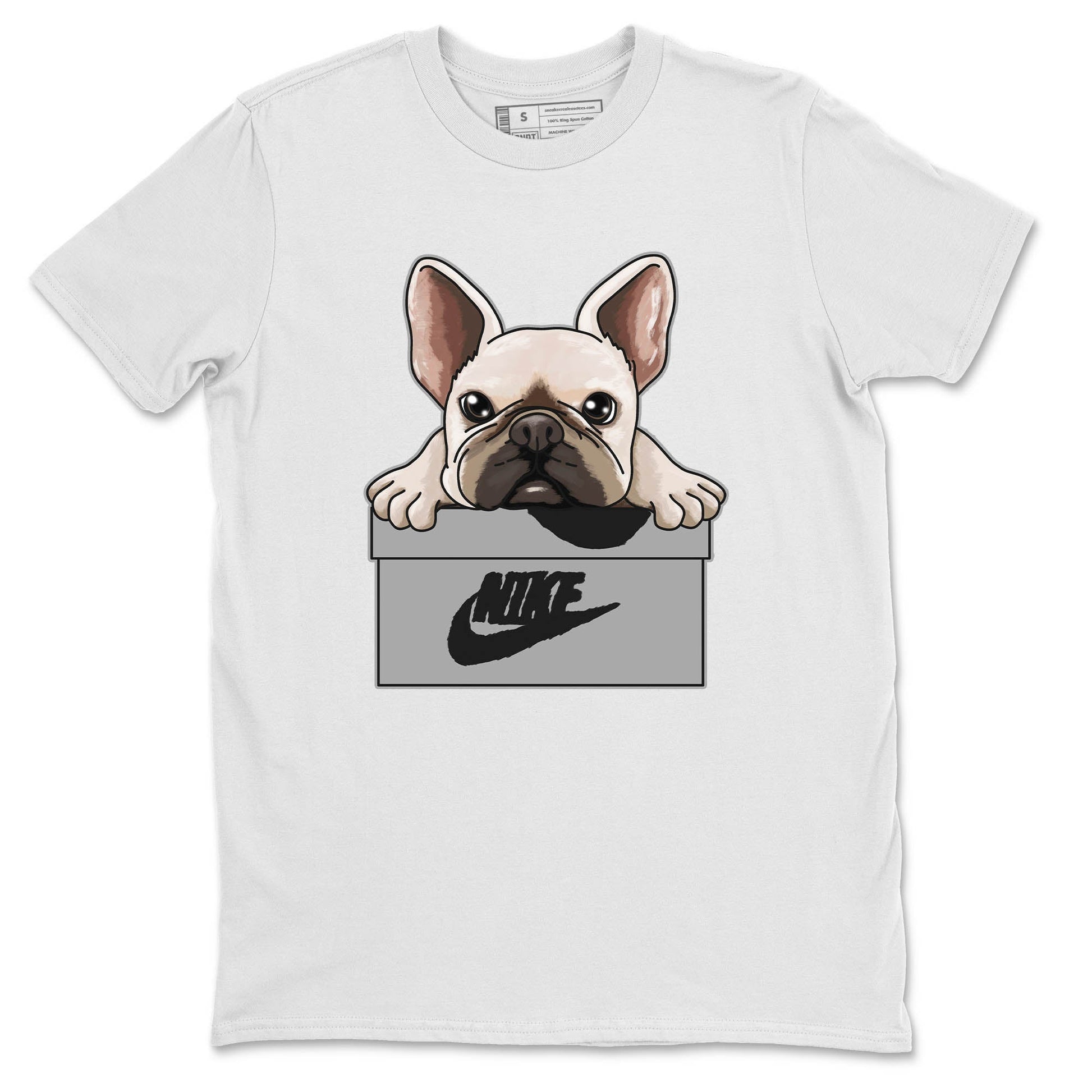 Jordan 1 Light Smoke Grey Sneaker Match Tees French Bulldog Sneaker Tees Jordan 1 Light Smoke Grey Sneaker Release Tees Unisex Shirts