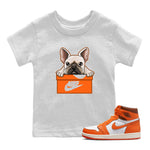 Jordan 1 Starfish Sneaker Match Tees French Bulldog Sneaker Tees Jordan 1 Starfish Sneaker Release Tees Kids Shirts