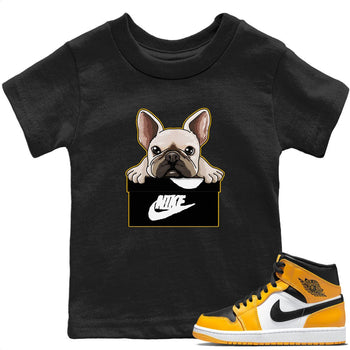 Jordan 1 Taxi Sneaker Match Tees French Bulldog Sneaker Tees Jordan 1 Taxi Sneaker Release Tees Kids Shirts