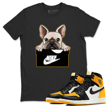 Jordan 1 Taxi Sneaker Match Tees French Bulldog Sneaker Tees Jordan 1 Taxi Sneaker Release Tees Unisex Shirts