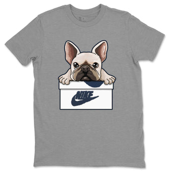 Jordan 4 Midnight Navy Sneaker Match Tees French Bulldog Sneaker Tees Jordan 4 Midnight Navy Sneaker Release Tees Unisex Shirts