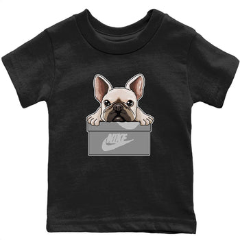 Jordan 4 Military Black Sneaker Match Tees French Bulldog Sneaker Tees Jordan 4 Military Black Sneaker Release Tees Kids Shirts