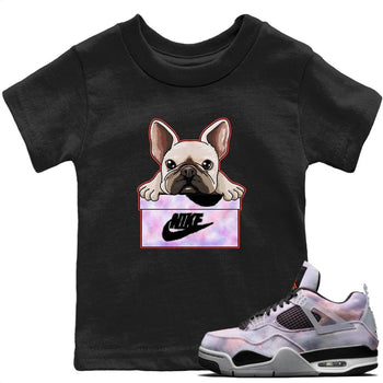 Jordan 4 Zen Master Sneaker Match Tees French Bulldog Sneaker Tees Jordan 4 Zen Master Sneaker Release Tees Kids Shirts