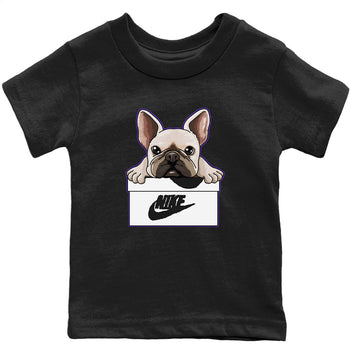 Jordan 5 Concord Sneaker Match Tees French Bulldog Sneaker Tees Jordan 5 Concord Sneaker Release Tees Kids Shirts