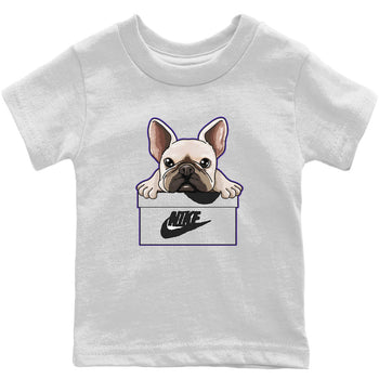 Jordan 5 Concord Sneaker Match Tees French Bulldog Sneaker Tees Jordan 5 Concord Sneaker Release Tees Kids Shirts