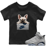 Jordan 6 Georgetown Sneaker Match Tees French Bulldog Sneaker Tees Jordan 6 Georgetown Sneaker Release Tees Kids Shirts