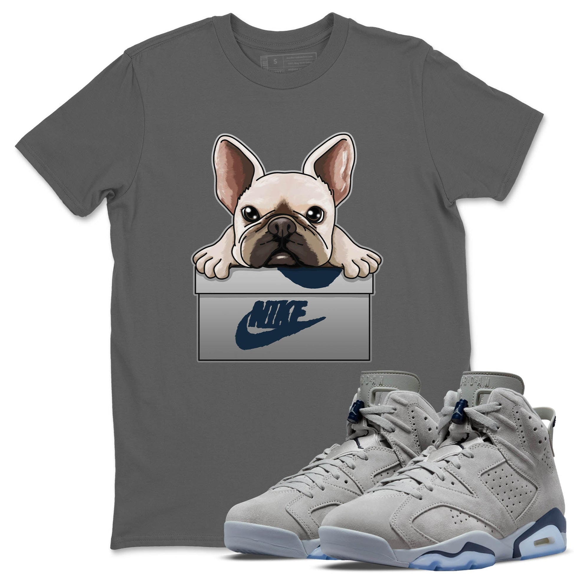 Jordan 6 Georgetown Sneaker Match Tees French Bulldog Sneaker Tees Jordan 6 Georgetown Sneaker Release Tees Unisex Shirts