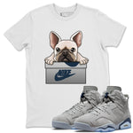 Jordan 6 Georgetown Sneaker Match Tees French Bulldog Sneaker Tees Jordan 6 Georgetown Sneaker Release Tees Unisex Shirts