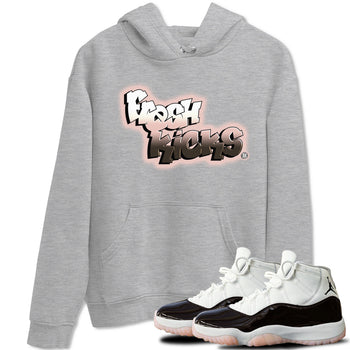 11s Neapolitan sneaker shirt to match jordans Fresh Kicks sneaker tees Air Jordan 11 Neapolitan SNRT Sneaker Tees Sneaker Matching Clothing Brand Unisex Sneaker Tee Heather Grey 1 T-Shirt