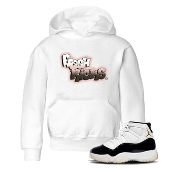 11s Neapolitan sneaker shirt to match jordans Fresh Kicks sneaker tees Air Jordan 11 Neapolitan SNRT Sneaker Tees Sneaker Matching Clothing Brand Baby Toddler White 1 T-Shirt