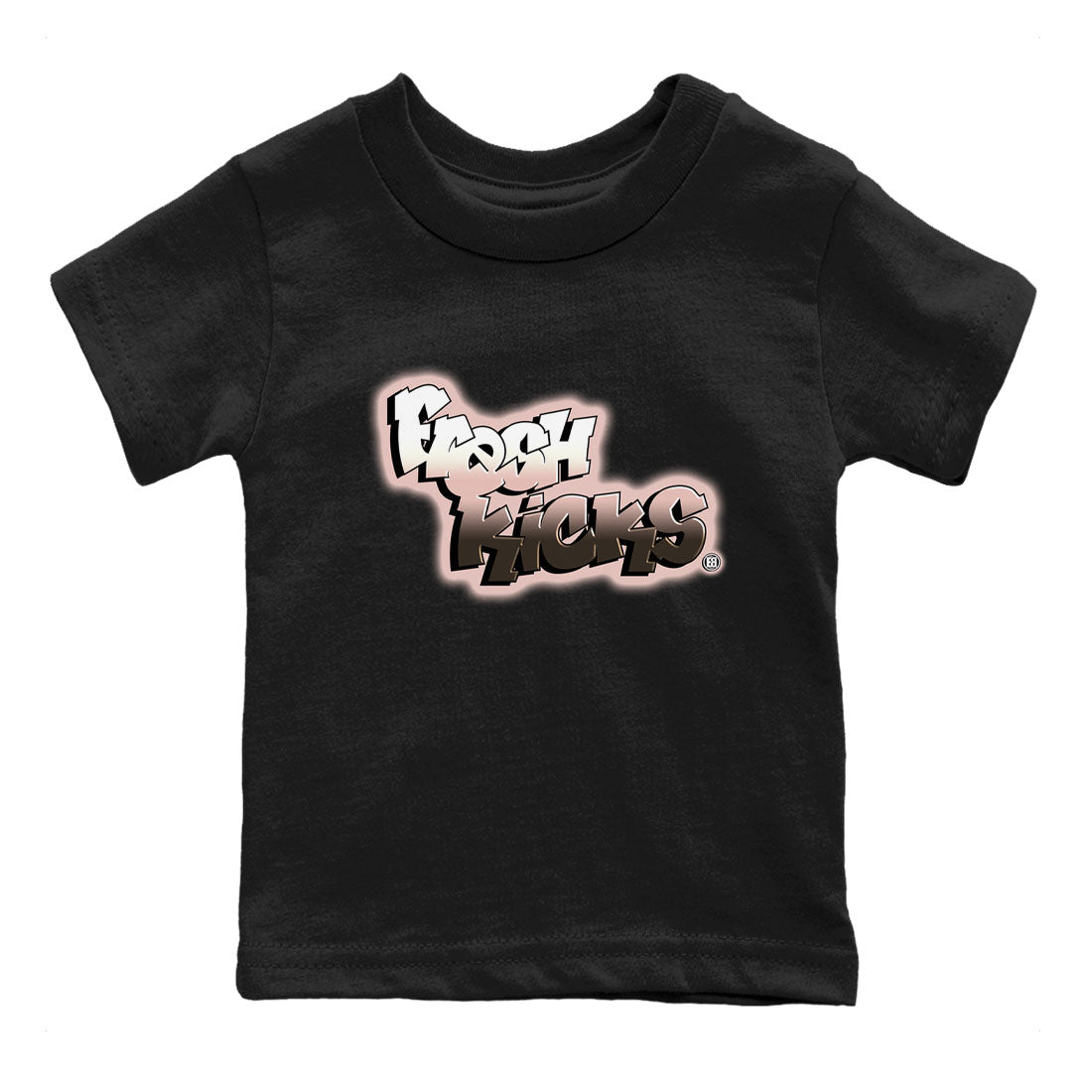 11s Neapolitan sneaker shirt to match jordans Fresh Kicks sneaker tees Air Jordan 11 Neapolitan SNRT Sneaker Tees Sneaker Matching Clothing Brand Baby Toddler Black 2 T-Shirt