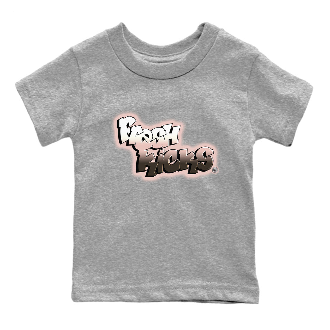 11s Neapolitan sneaker shirt to match jordans Fresh Kicks sneaker tees Air Jordan 11 Neapolitan SNRT Sneaker Tees Sneaker Matching Clothing Brand Baby Toddler Heather Grey 2 T-Shirt