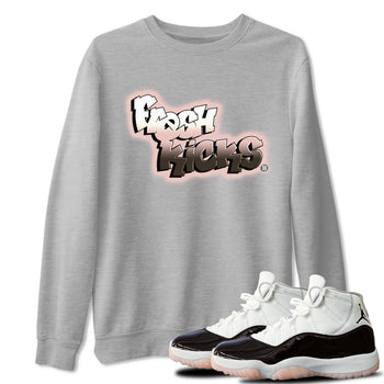 11s Neapolitan sneaker shirt to match jordans Fresh Kicks sneaker tees Air Jordan 11 Neapolitan SNRT Sneaker Tees Sneaker Matching Clothing Brand Unisex Sneaker Tee Heather Grey 1 T-Shirt