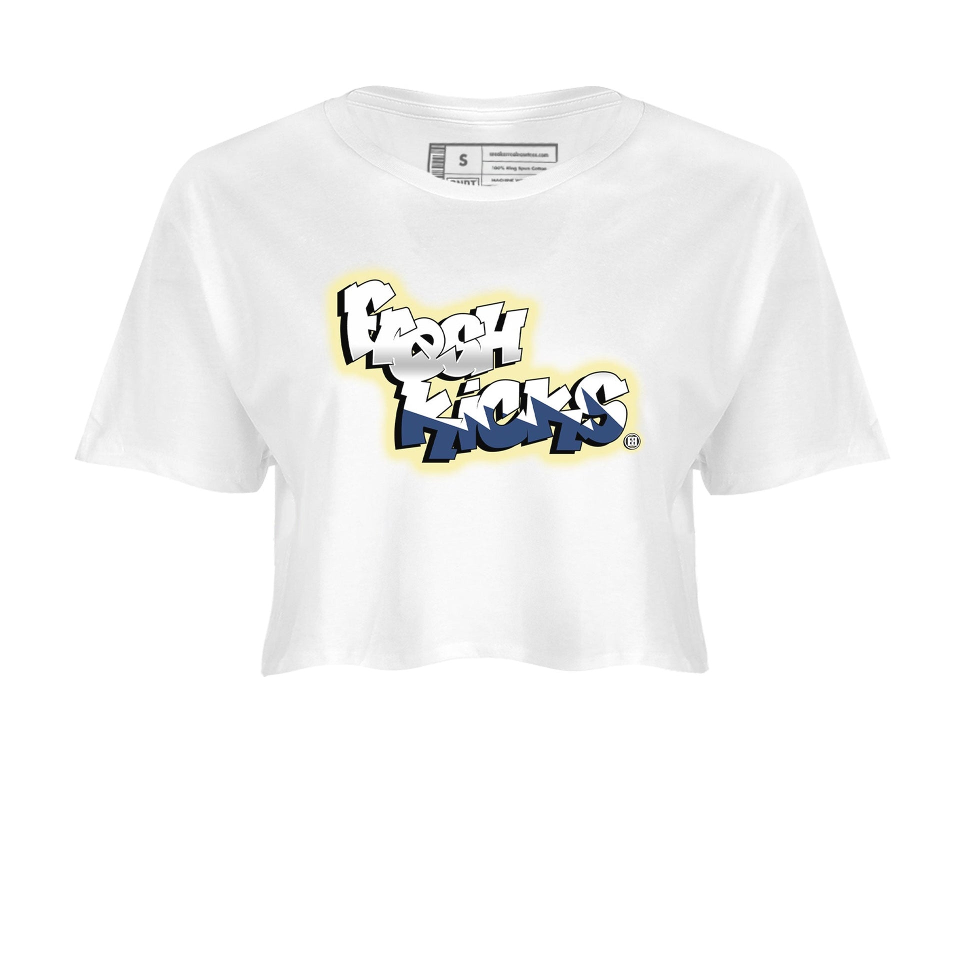 Air Jordan 5 A Ma Maniere x Photon Dust shirt to match jordans Fresh Kicks sneaker tees Air Jordan 5 x A Ma Maniere "Dawn" SNRT Sneaker Tees Sneaker Matching Clothing Brand White 2 Crop T-Shirt