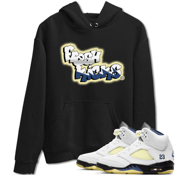 Air Jordan 5 A Ma Maniere x Photon Dust shirt to match jordans Fresh Kicks sneaker tees Air Jordan 5 x A Ma Maniere "Dawn" SNRT Sneaker Tees Sneaker Matching Clothing Brand Unisex Sneaker Tee Black 1 T-Shirt