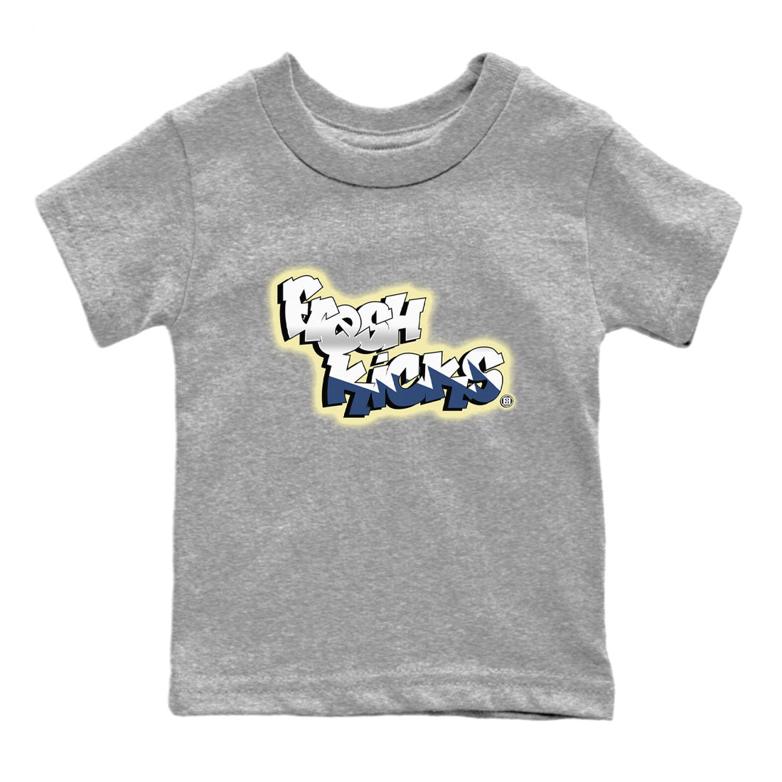 Air Jordan 5 A Ma Maniere x Photon Dust shirt to match jordans Fresh Kicks sneaker tees Air Jordan 5 x A Ma Maniere "Dawn" SNRT Sneaker Tees Sneaker Matching Clothing Brand Baby Toddler Heather Grey 2 T-Shirt