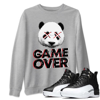 Jordan 12 Playoffs Sneaker Match Tees Game Over Sneaker Tees Jordan 12 Playoffs Sneaker Release Tees Unisex Shirts