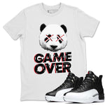 Jordan 12 Playoffs Sneaker Match Tees Game Over Sneaker Tees Jordan 12 Playoffs Sneaker Release Tees Unisex Shirts