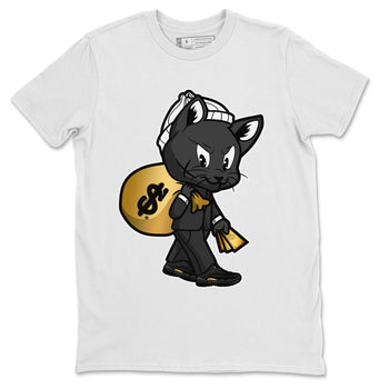 Jordan 12 Black Taxi Sneaker Match Tees Gangster Cat Sneaker Tees Jordan 12 Black Taxi Sneaker Release Tees Unisex Shirts