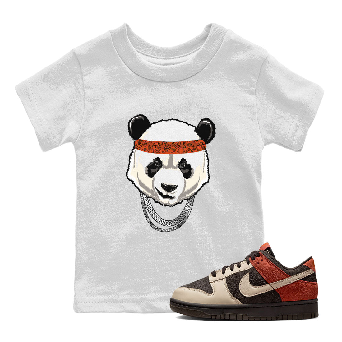 Nike Dunk Low Red Panda shirt to match jordans Gangster Panda sneaker tees Dunk Red Panda SNRT Sneaker Release Tees Baby Toddler White 1 T-Shirt