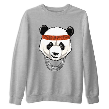 Nike Dunk Low Red Panda shirt to match jordans Gangster Panda sneaker tees Dunk Red Panda SNRT Sneaker Release Tees Unisex Heather Grey 2 T-Shirt