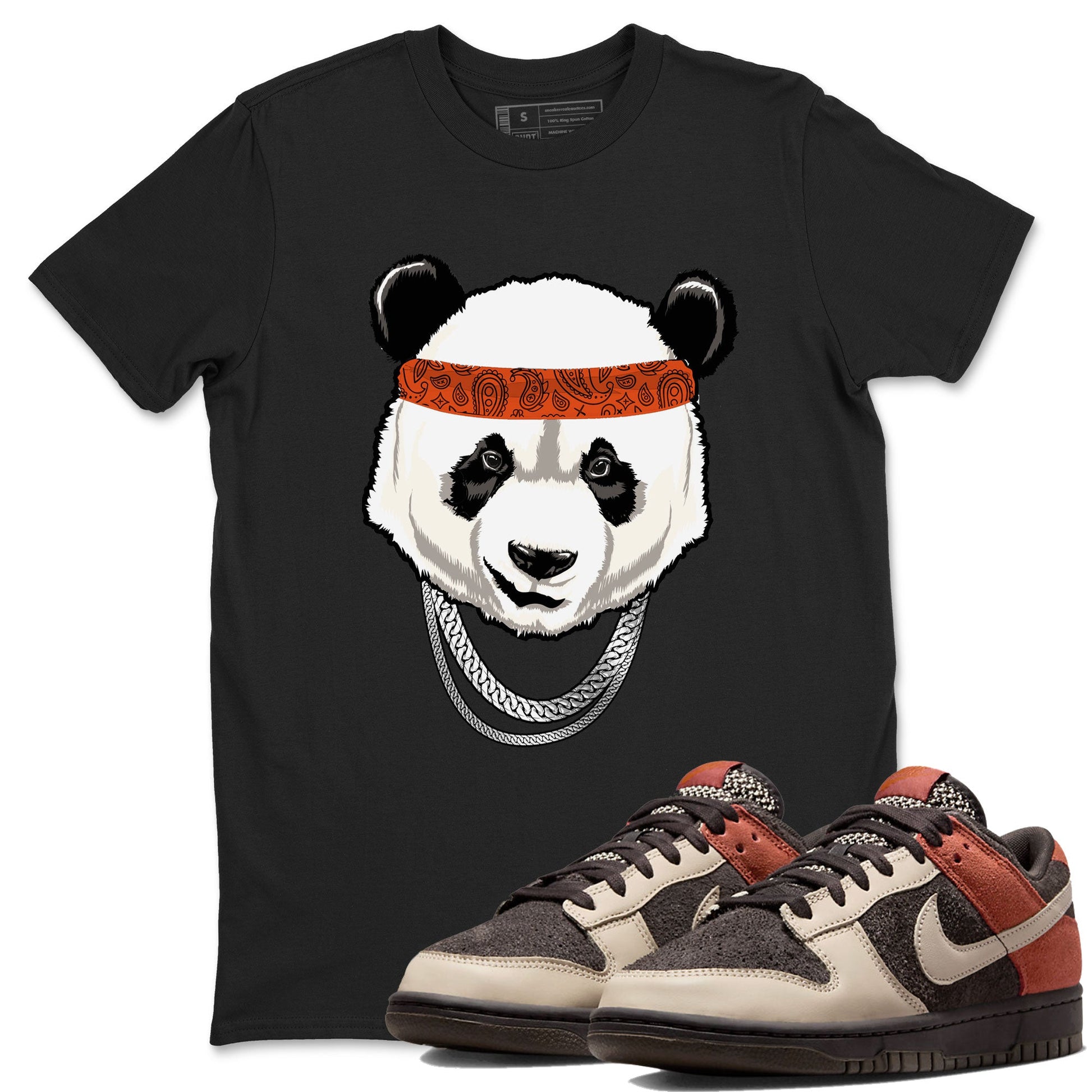 Nike Dunk Low Red Panda shirt to match jordans Gangster Panda sneaker tees Dunk Red Panda SNRT Sneaker Release Tees Unisex Black 1 T-Shirt