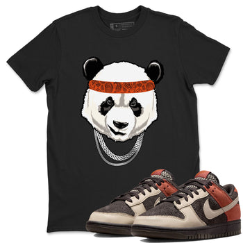 Nike Dunk Low Red Panda shirt to match jordans Gangster Panda sneaker tees Dunk Red Panda SNRT Sneaker Release Tees Unisex Black 1 T-Shirt