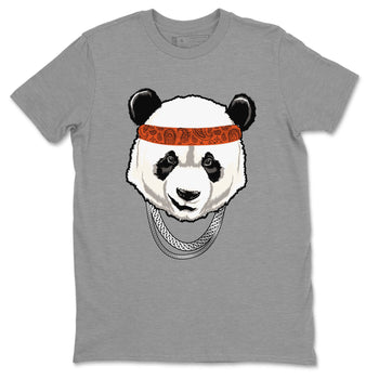Nike Dunk Low Red Panda shirt to match jordans Gangster Panda sneaker tees Dunk Red Panda SNRT Sneaker Release Tees Unisex Heather Grey 2 T-Shirt