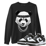 Dunk Panda Sneaker Match Tees Gangster Panda Sneaker Tees Dunk Panda Sneaker Release Tees Unisex Shirts