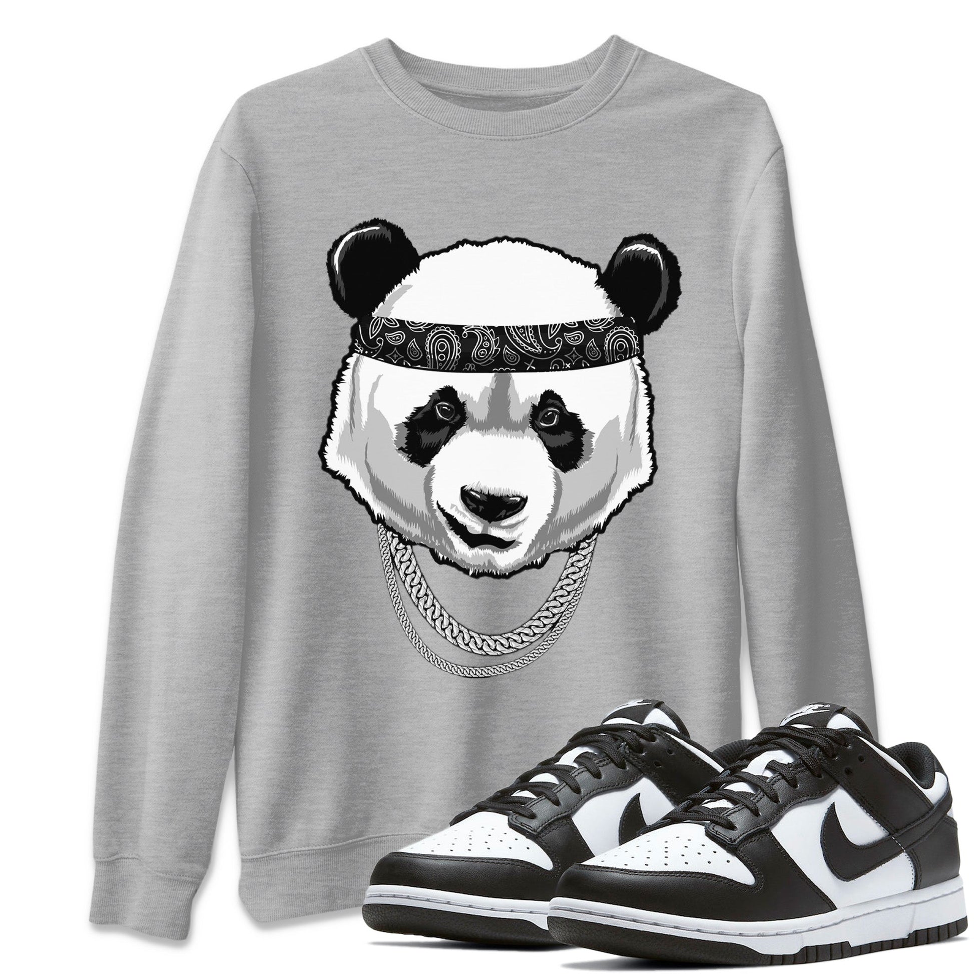 Dunk Panda Sneaker Match Tees Gangster Panda Sneaker Tees Dunk Panda Sneaker Release Tees Unisex Shirts