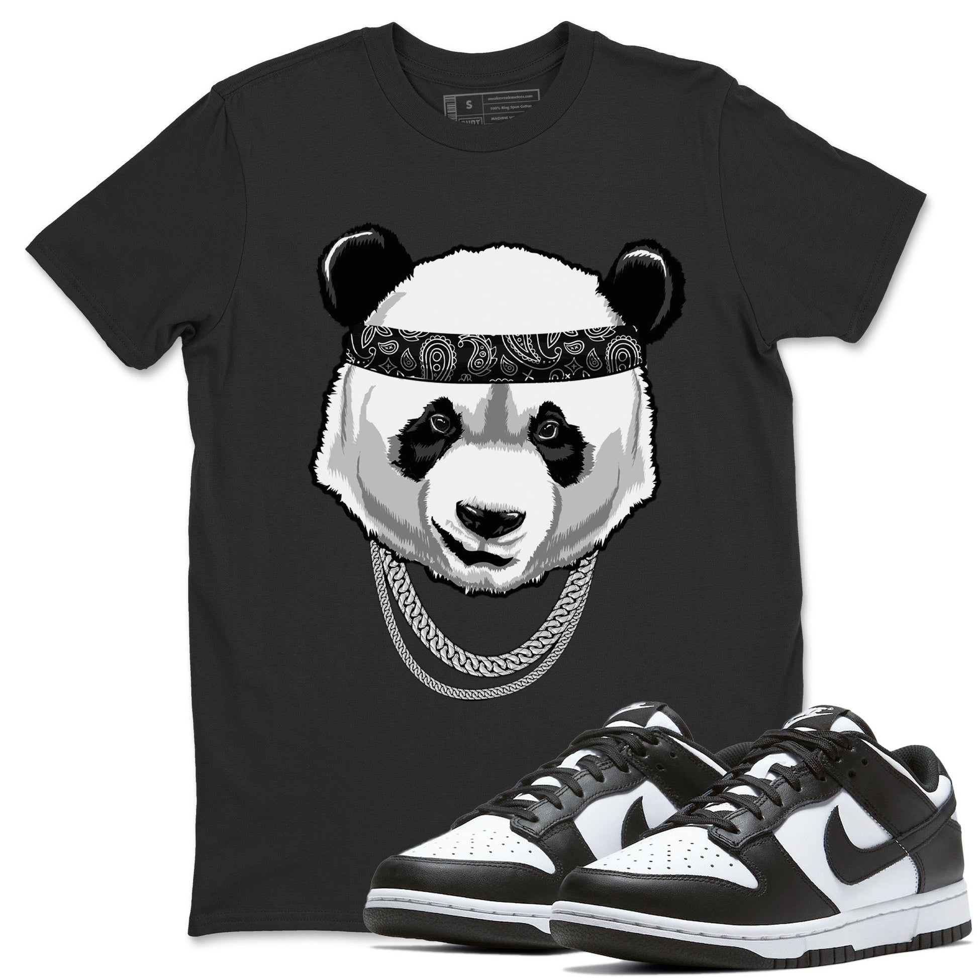 Dunk Panda Sneaker Match Tees Gangster Panda Sneaker Tees Dunk Panda Sneaker Release Tees Unisex Shirts