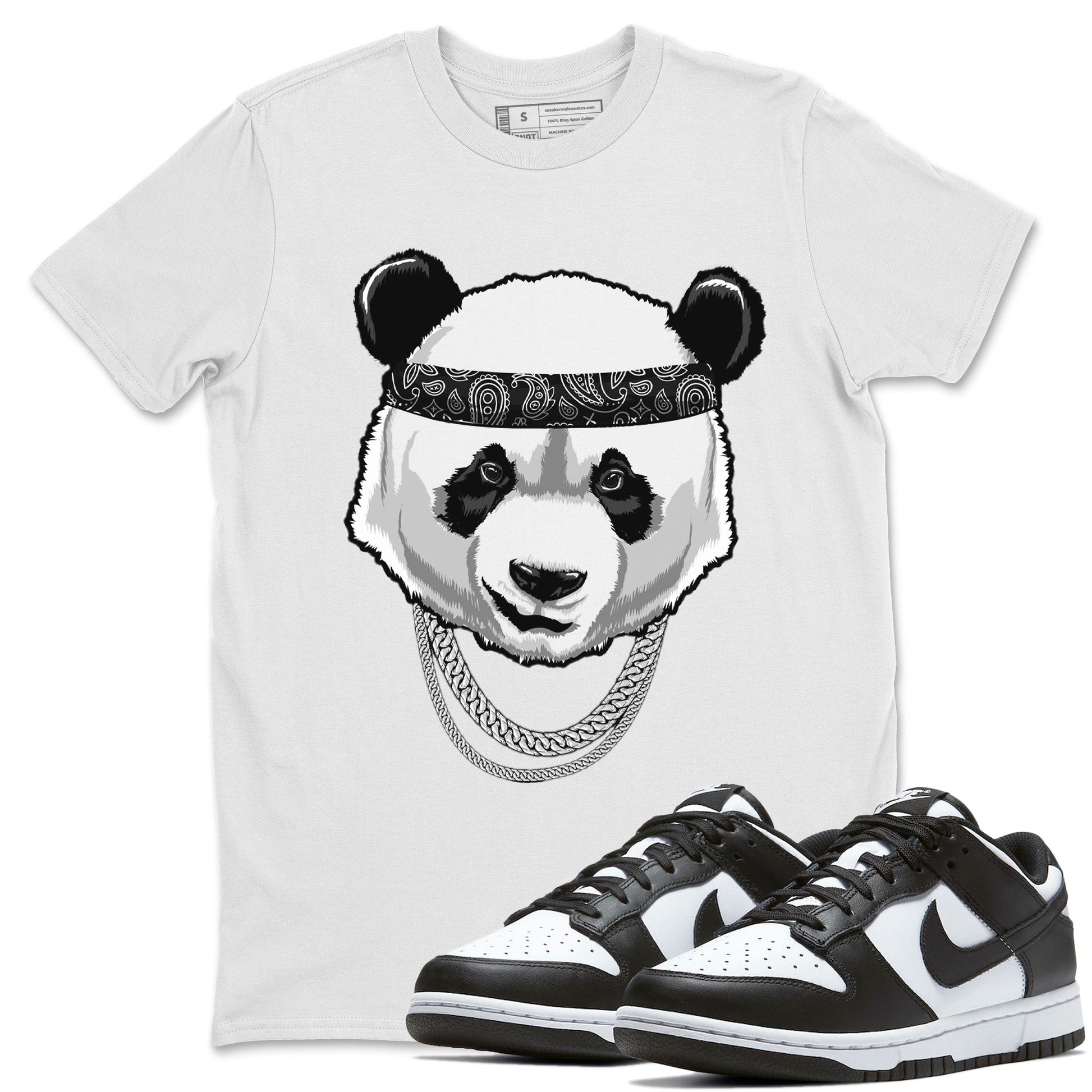 Dunk Panda Sneaker Match Tees Gangster Panda Sneaker Tees Dunk Panda Sneaker Release Tees Unisex Shirts