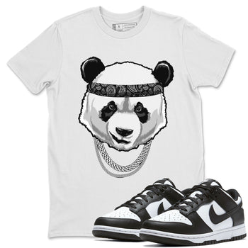 Dunk Panda Sneaker Match Tees Gangster Panda Sneaker Tees Dunk Panda Sneaker Release Tees Unisex Shirts