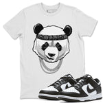 Dunk Panda Sneaker Match Tees Gangster Panda Sneaker Tees Dunk Panda Sneaker Release Tees Unisex Shirts